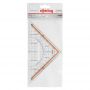 Ekierka rOtring Centro trójkąt geometryczny 20cm - 2